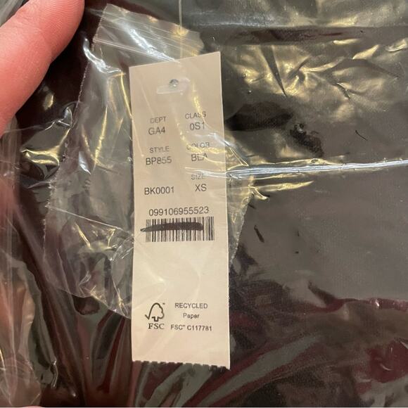 J CREW Palermo Smocked-Waist Mini Dress in Linen Black Long Sleeve Size XS NEW - Picture 5 of 8